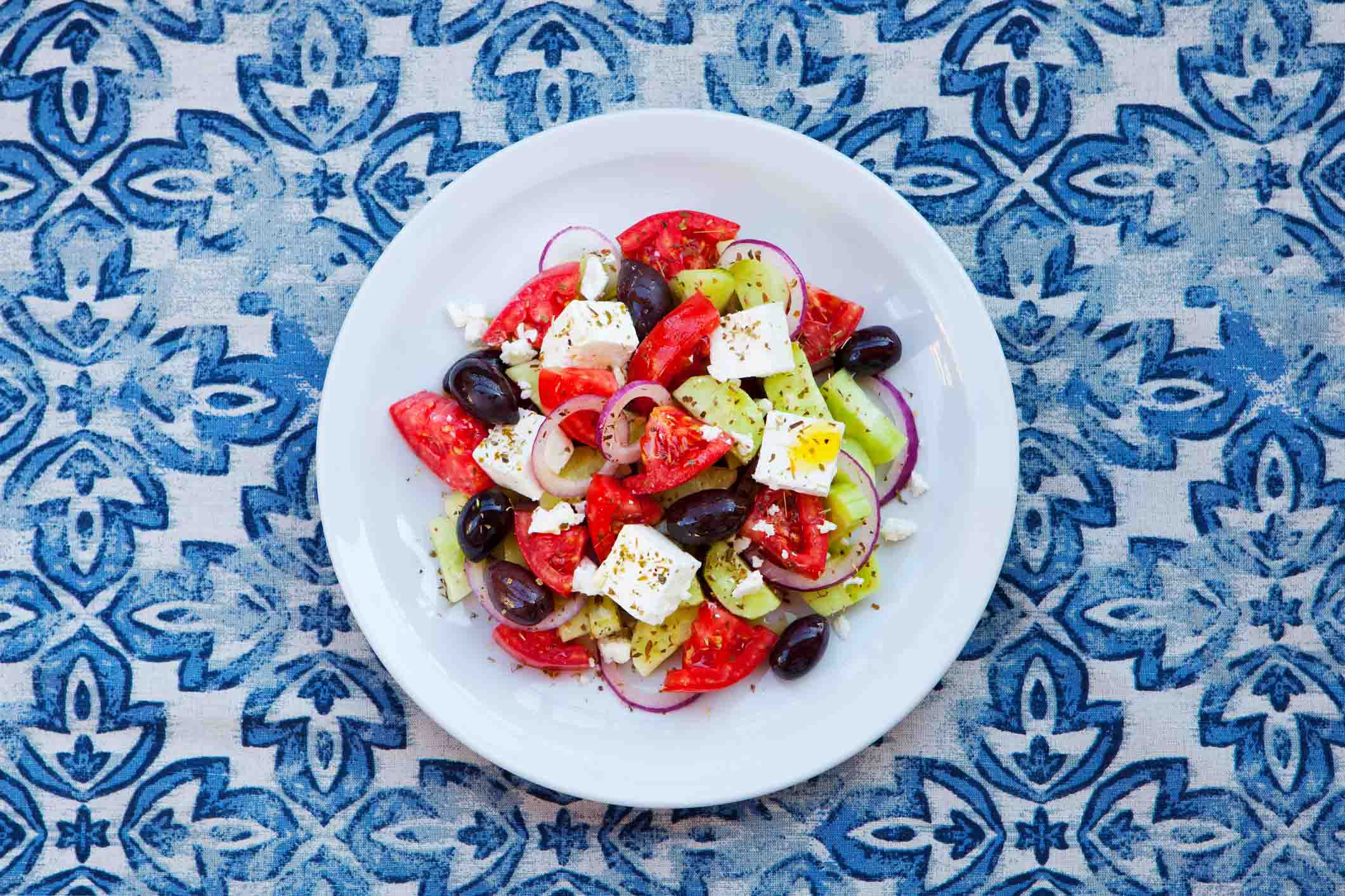 salade grecque régime crétois