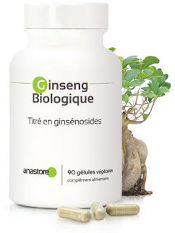 Boîte de gélules de ginseng bio